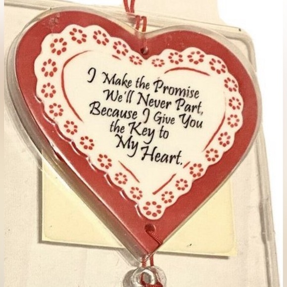 Midwest Cannon Christmas Ornament Promise Key To My Heart - Picture 1 of 2